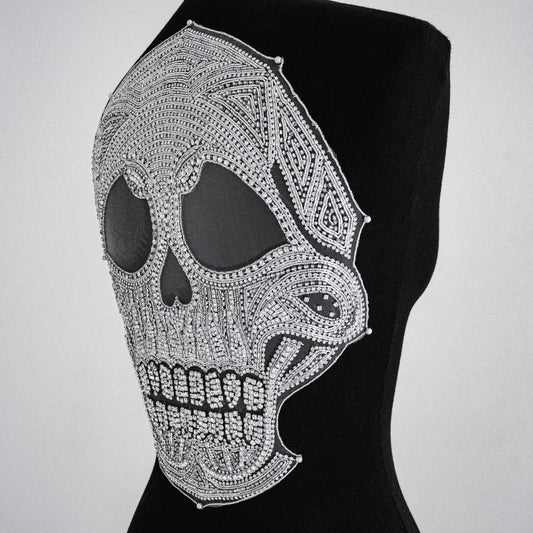 Rhinestone Skull Applique