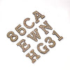 2" AB Iron On Rhinestone Letters & Numbers | L-1
