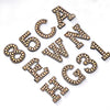 2" AB Iron On Rhinestone Letters & Numbers | L-1