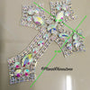 AB Rhinestone Cross