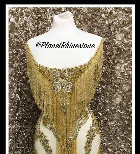 Waterfall Rhinestone Applique