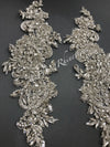 Crystal Lace Applique Pair