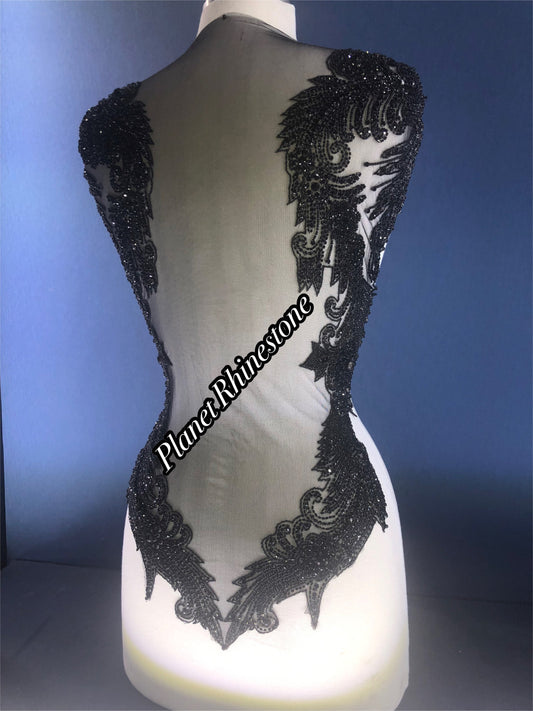 Alli Rhinestone Beaded Bodice