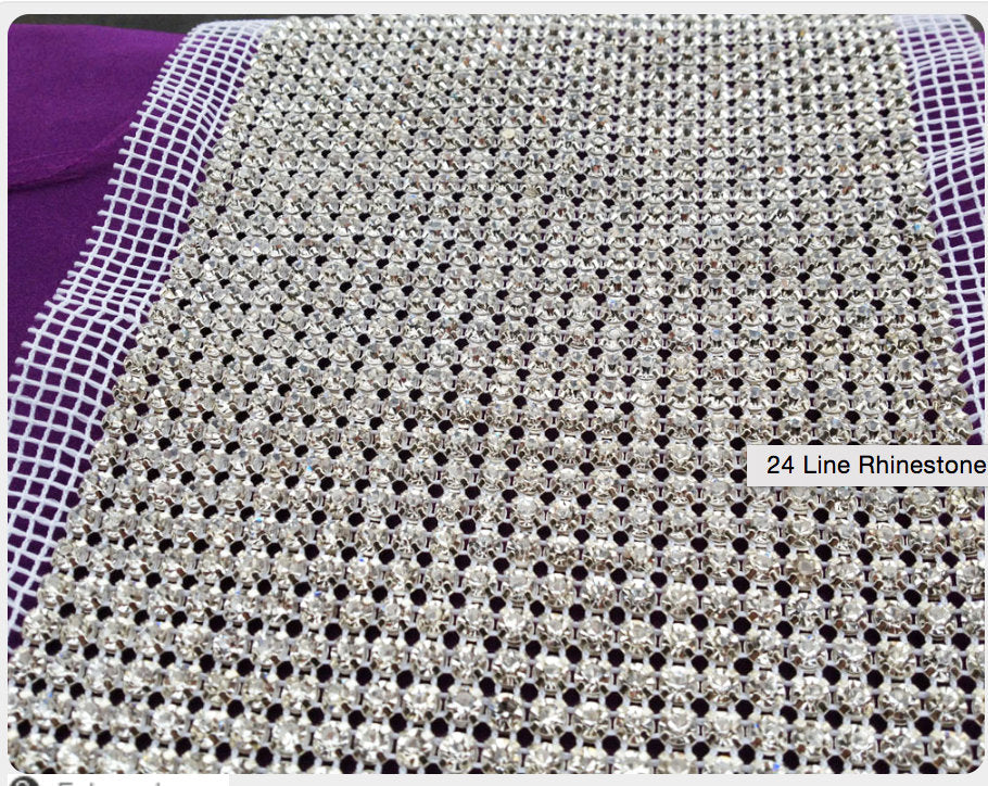 Silver 24 Line Rhinestones | Planet Rhinestone