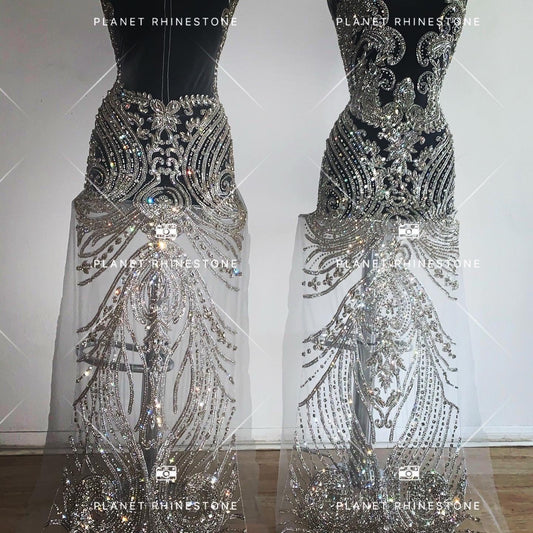 Moosh Rhinestone Bodice Set