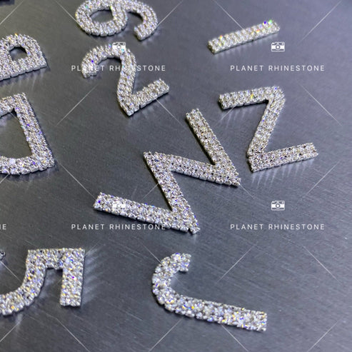 Sew-On Rhinestone Letters | Planet Rhinestone