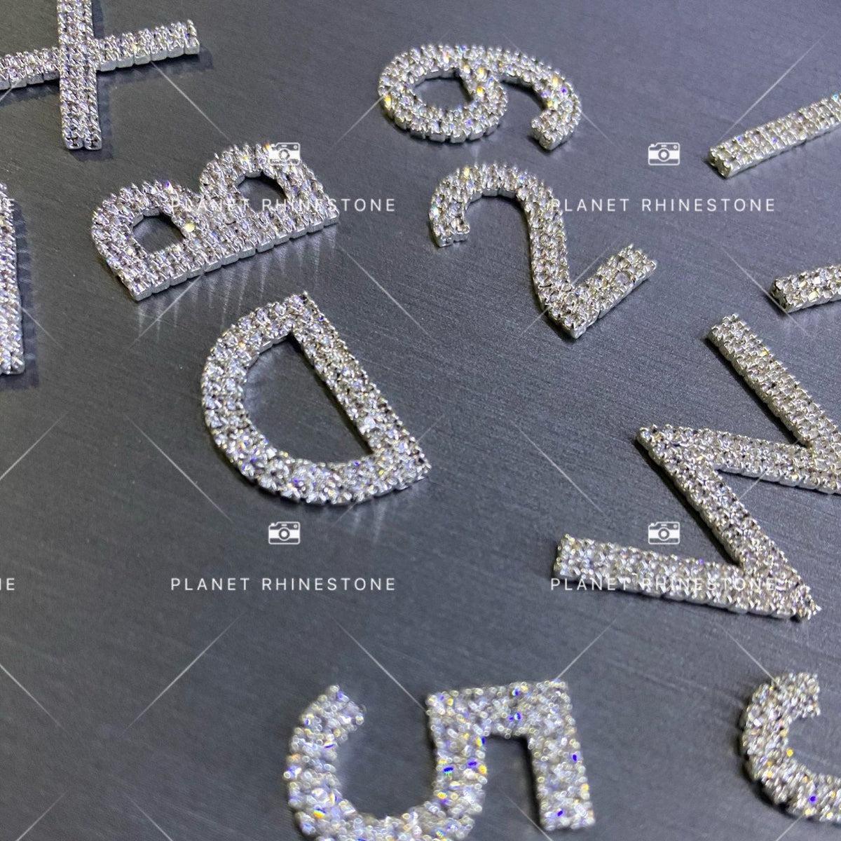 Letter Ms Rhinestone Sew-On Rhinestone Letters | Planet Rhinestone