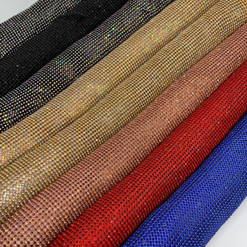 Crystal Metal Mesh Rhinestone Panels | S001