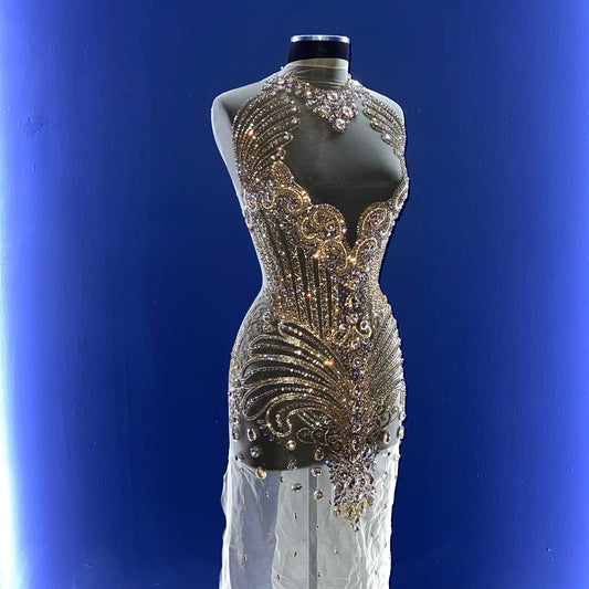 J Lo Rhinestone Bodice