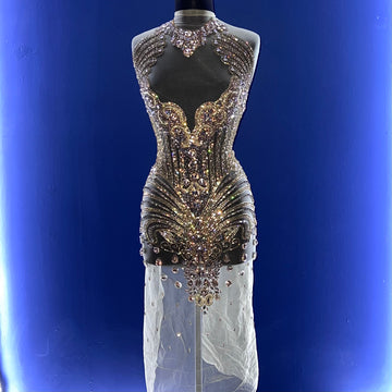 J Lo Rhinestone Bodice